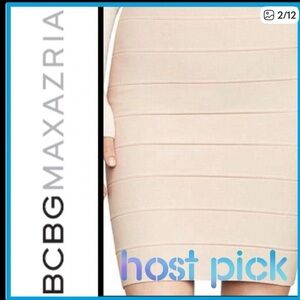 BCBGMaxAzria Black Midi Skirt